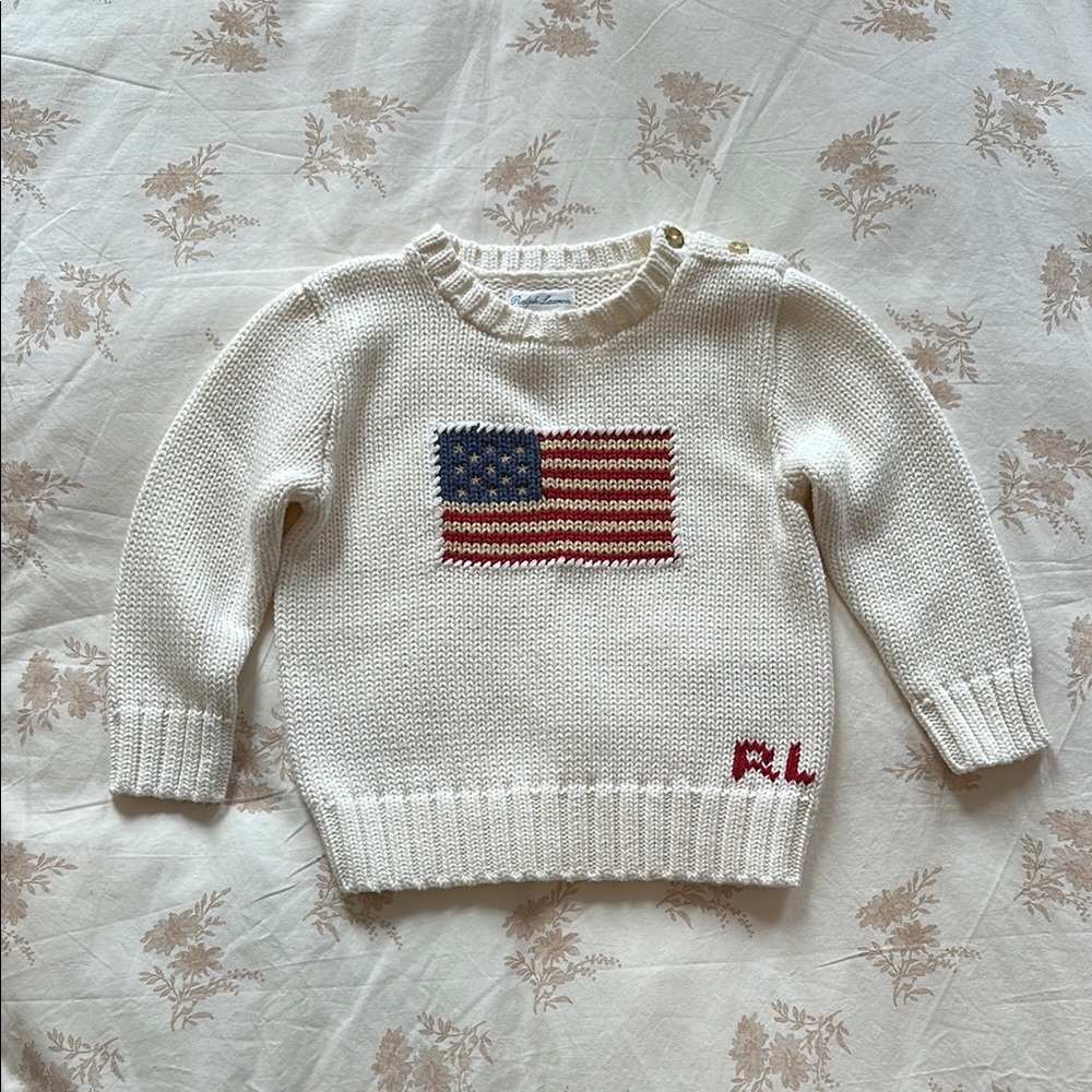 Ralph Lauren Iconic Flag Sweater 24M